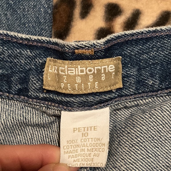 VINTAGE LIZ CLAIBORNE Jeans Vintage Mom Jeans Women’s Size 10P Lizwear Petite - Picture 3 of 11
